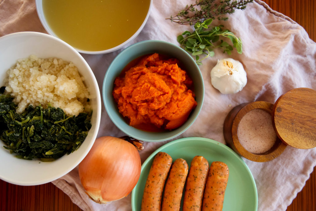 full ingredients for paleo pumpkin soup