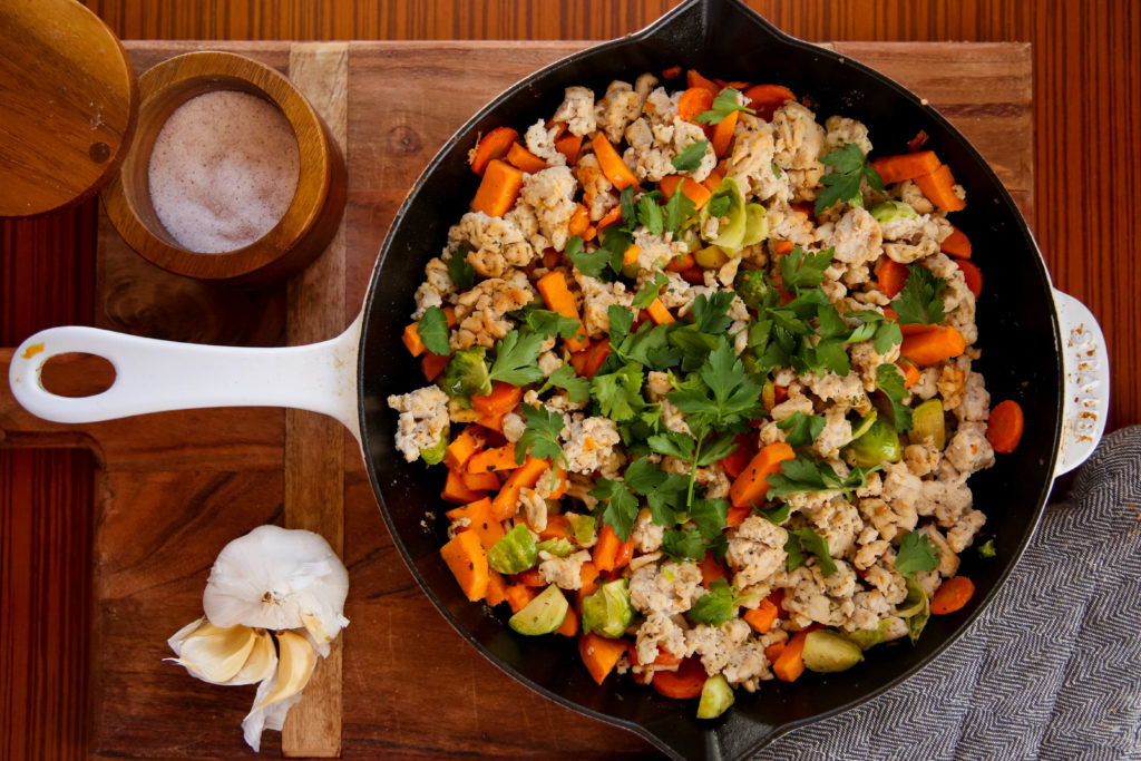 finished breakfast hash