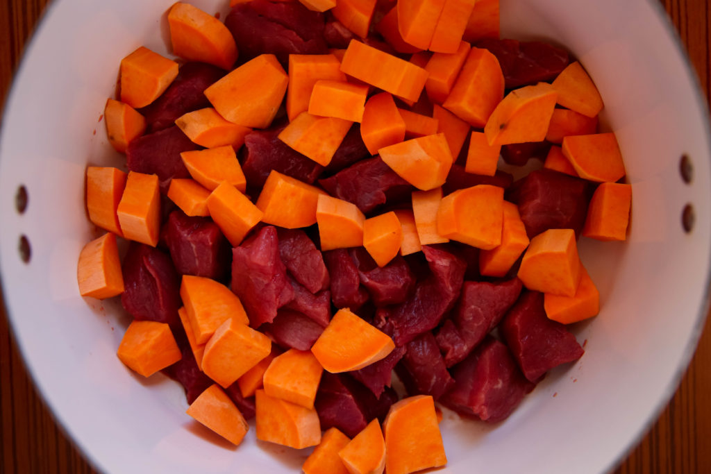 sweet potato stew meat